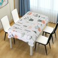thumbnail image 4 of Yayeee Tablecloths 54" x 54" Rectangle Wrinkle Resistant Party Table Cover, Green Garden Pattern, 4 of 8