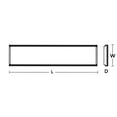 thumbnail image 4 of AFX  Wrap 24-inch White LED Flush Mount with Frosted Clear Diffuser TRIAC/ELV Dimmer, 4 of 4