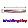 thumbnail image 2 of WeldingCity 10-pk MIG Welding Gun TAPERED Contact Tip 14T-23 (0.023") for Lincoln Magnum 200-400A and Tweco Professional No.2 - No.4 MIG Guns, 2 of 4