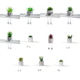 thumbnail image 4 of Bearachild Plantas artificiales para interiores en macetas: planta suculenta de PVC realista con guijarros para un atractivo natural. Decoración del hogar Estilo de entrecerrar los ojos, 4 of 6