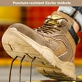 thumbnail image 6 of Safety Trainers Men Steel Toe Cap Trainers Safety Shoes for Women Non-Slip Work Boots Lightweight Industrial Protective, 6 of 7