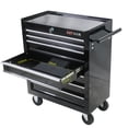 thumbnail image 6 of Tool Chest, 7-Tier Steel Tool Cart, 10.8 X 20 Inch Drawers Multi-functional Tool Storage Cabinet with Fixed Wheels, Extended Tray & Handle, Lockable Tool Box, for Garage Workshop, 6 of 9