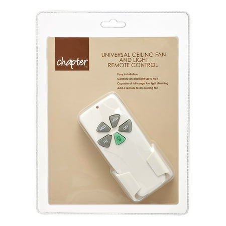 Chapter Universal Ceiling Fan And Light Remote Control Walmart Com
