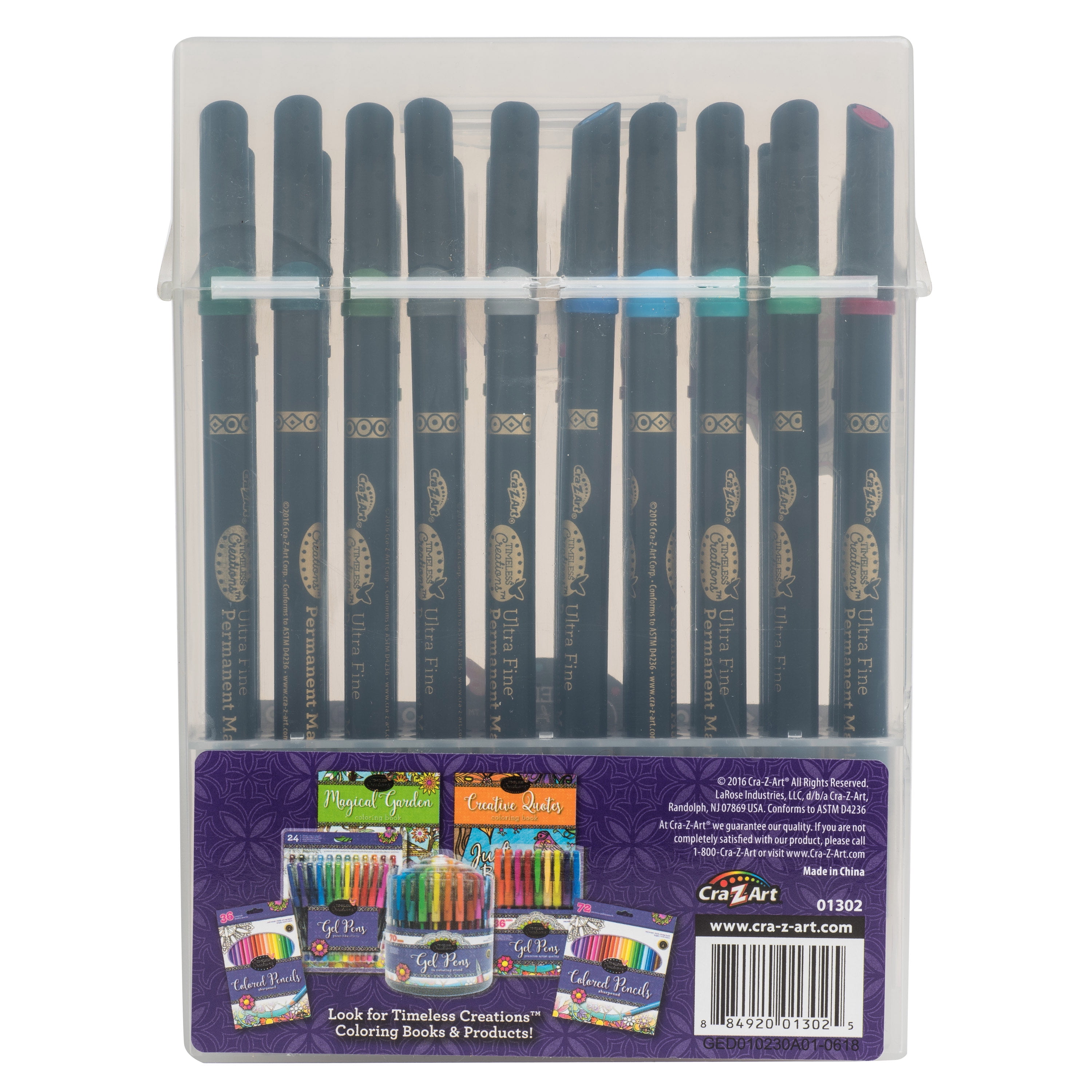 Cra-Z-Art Fineline Markers in Case, 30 Count