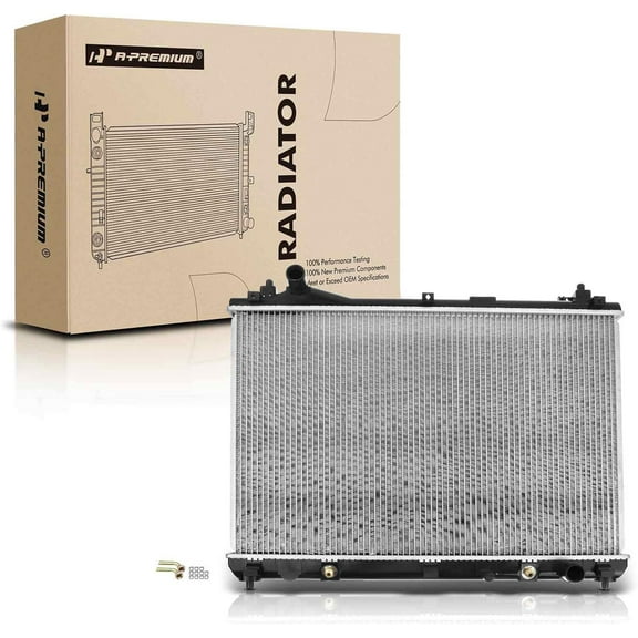 A-Premium Engine Coolant Radiator Assembly with Transmission Oil Cooler Compatible with Suzuki Grand Vitara 2006-2013 2.7L 3.2L 2.4L, Automatic Transmission, Replace# 8012920, 1770066J10