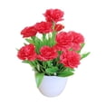 thumbnail image 1 of Artificial Bionic Flowers Simulation Green Plant Potted Ornaments Plant Combination Indoor Desktop Ornaments Simulation Artificial Flower Plant Bonsai, 1 of 2