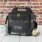 Personalized Black Can Dispenser Cooler