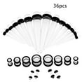 thumbnail image 2 of Ear Stretching Kit Acrylic Professional Ear Gauges Expander Set Ear Tunnel Kit, 2 of 8
