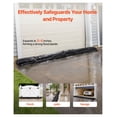 thumbnail image 2 of Flood Barriers 10 Pack, 5x0.7ft Sandless Sandbags - Water Activated Flood Protection for Basements, Doors, Garage - Reusable Flood Control Bags with Bucket, 2 of 9