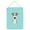Blue, variant on Checkerboard Lime Green Wire Haired Fox Terrier Wall and Door Hanging Prints