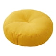 thumbnail image 3 of CoudarTitie Round Floor Pillow Comfortable Small Decor Multifunctional Floor Seating Cushion Yellow, 3 of 9