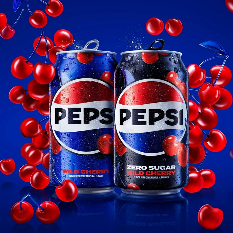 2X - Pepsi Wild Cherry Cola - 12pk/12 fl oz Cans - Walmart.com