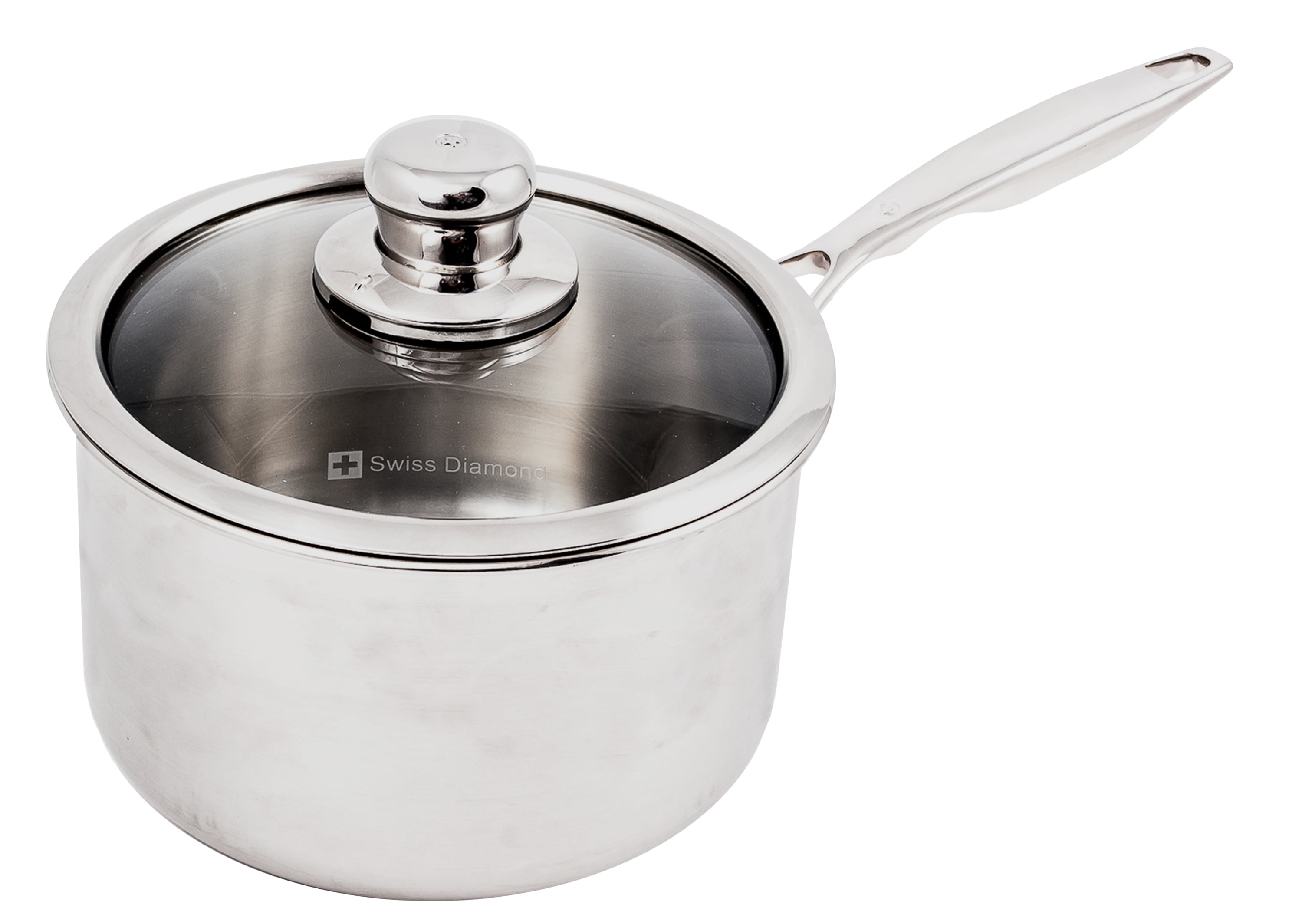 3.7QT CERAMIC PFAS-FREE NONSTICK SAUCE PAN WITH LID