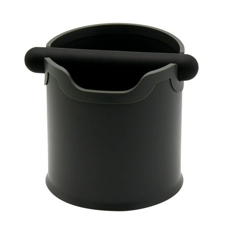 

Coffee Powder Residue Box Black Deep Bowl Non- Detachable Knock Bar Coffee Machine Grounds Bucket Grind Trash Bin