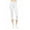 White, variant on Women's Athletic Capri Pants Stretchy and Breathable Fabric