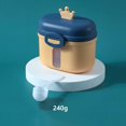 thumbnail image 5 of Caja grande de almacenamiento de leche en polvo amarilla, 5 of 5