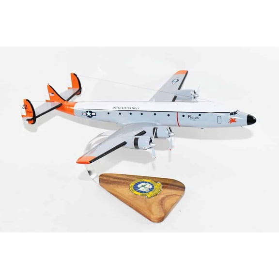 Lockheed Martin® C-121J Constellation®, VX-6 Puckered Penguins 'Pegasus' 1965, 18" Mahogany Model