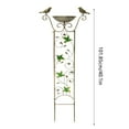 thumbnail image 3 of SXcggal Vertical Bird Bath With Ground Stakes Hummingbird Pattern Design Ideal For Garden Patio And Winter Proof Water Feeder Practical Basic Bird Feeders For Garden, 3 of 7