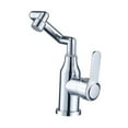 thumbnail image 2 of Grifo de baño Grifo de fregadero de cocina Fácil instalación Grifo de tocador multifuncional Grifos de fregadero para fregadero al aire libre de hotel Dos salidas de agua, 2 of 8