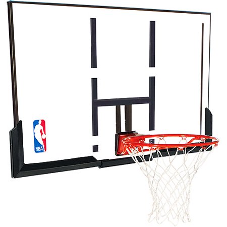 Spalding 79307 NBA Acrylic 52 Inch Basketball Backboard & Rim Combo