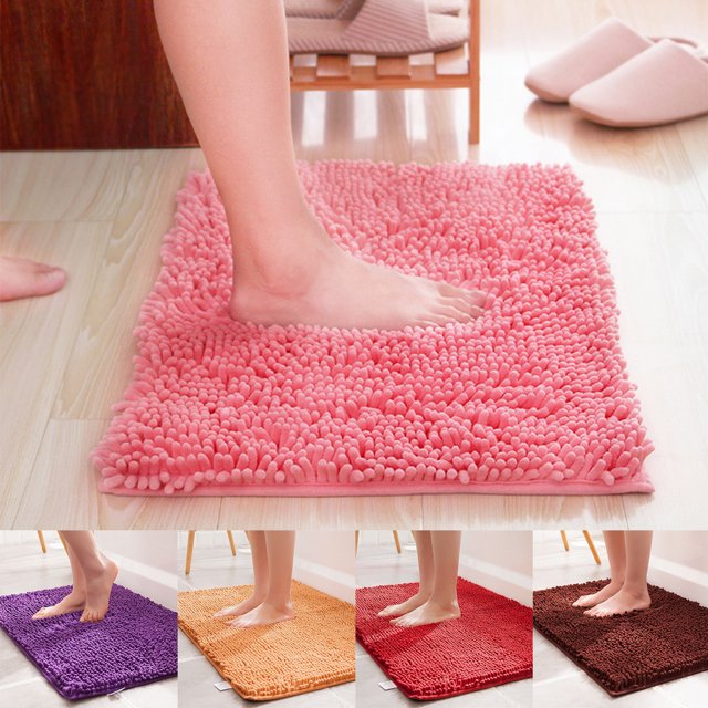 Neinkie Antidérapant Polyester Trappeur Porte Tapis Facile à Nettoyer Tapis d'Entrée, Tapis d'Entrée Intérieur Extérieur pour Porte d'Entrée Super Absorbant, Lavable en Machine pour les Utilisations Extérieures et Intérieures