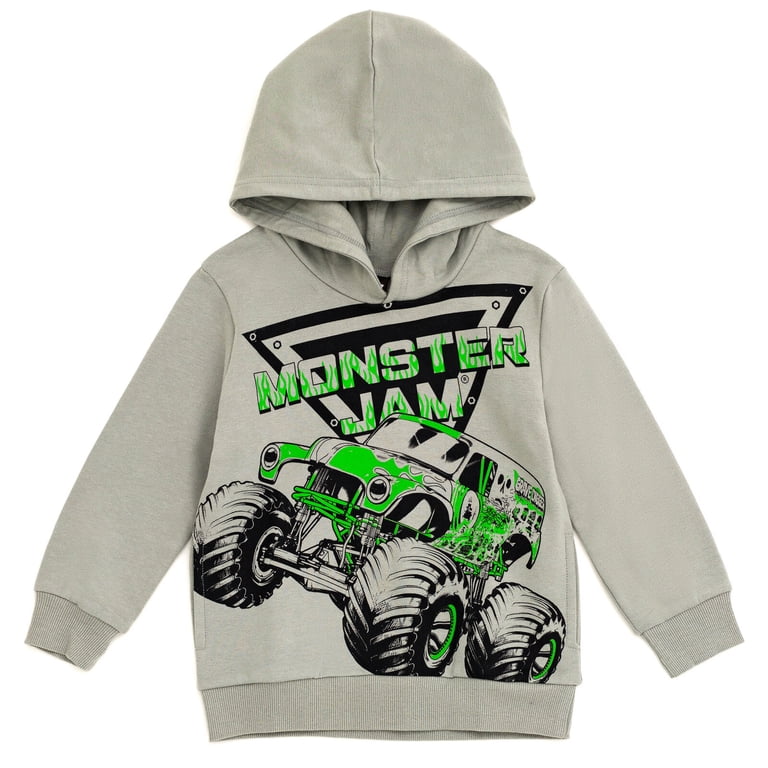 Monster Jam Boys Fleece Hoodie & Jogger Outfit Set photo 2
