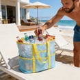 thumbnail image 6 of Oversized Beach Tote Bag with Mesh Pockets for Swimwear Storage and Organizing, Water Resistant Nylon Travel Tote for Pool, Beach, and Gym with Comfortable Wide Handle, 6 of 6