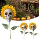 thumbnail image 4 of Muyoka De adornos de Calavera de girasol para Halloween, decoraci贸n divertida para jard铆n, regalo de adornos de Halloween, 4 of 7