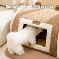 thumbnail image 6 of PONPRNGY Cat Bed Cave-Cat Beds for Indoors, Soft and Comfortable, Cute cat House, with Removable Washable Cushioned Pillow, Enclosed cat Bed, Kitty pet hut, Hideaway, Small Tent, 6 of 6