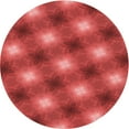 thumbnail image 1 of Ahgly Company Tapis Rond Lavable en Machine Intérieur Transitionnel Rouge, 4 Pieds Rond, 1 of 7