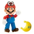 thumbnail image 1 of Nintendo 4" Figure - Mario wearing Cappy with Yellow Power Moon, 1 of 5