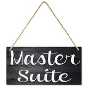 Master Suite Wood Sign Wall Decor Sign Wall Art Rustic Vintage For Bedroom Home, Living Room, Garden, Cafe 12X6 In