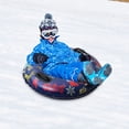 thumbnail image 4 of facefd Christmas Inflatable Ski Rings Inflatable Snow Tube for Sledding Winter Outdoor Fun Toys for Children Boys Girls, 4 of 7