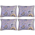 thumbnail image 2 of Throw Pillow Covers Pack of 4 for Living Room Table, Floral Printed Cushion Case, 14x20 inches - Gray - Home Decor, 2 of 14