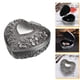 thumbnail image 4 of Joyería antigua Case de joyería de viaje Anillos de la forma del corazón Organizador de joyería, 4 of 8