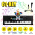 thumbnail image 4 of 61 Keys Digital Music Electronic Keyboard Kids Multifunctional Electric Piano for Piano Student with Microphone Function Musical Instrument, 4 of 4