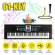 thumbnail image 4 of 61 Keys Digital Music Electronic Keyboard Kids Multifunctional Electric Piano for Piano Student with Microphone Function Musical Instrument, 4 of 4