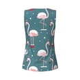 thumbnail image 5 of Sigee Flamingo for Women's Workout Tank Top,Running Tank Tops,Sleeveless Gym ClothesX-Large, 5 of 8