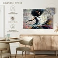 thumbnail image 5 of Elephant Stock African Dancer Wall Art - Horizontal Canvas Wall Art - Living Room Wall Decor - People Canvas - Beige And Brown Decor - 39" x 26", 5 of 8