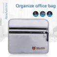 thumbnail image 1 of Small Fireproof Document Bag Waterproof Waterproof waterproof document bag fireproof Bag Set for waterproof document bag Valuables Cash Passport File Jewelry, 1 of 9