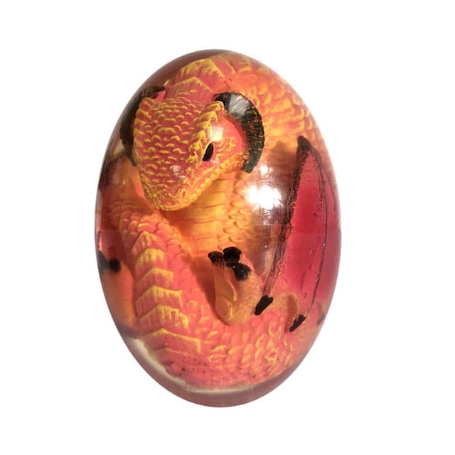 Huevos De Dragón Resina Brillante Lava Dinosaurios Huevo Adornos Para El Hogar Colecciones Y Regalos Para Amigos seitruly HA042882-12