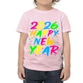 thumbnail image 5 of Happy New Year Shirt 𝓴𝓲𝓭𝓼 T-Shirt ,2026 Festive Party Tee For New Year Celebration, Casual Holiday Top For 𝓴𝓲𝓭𝓼 90cm Pink, 5 of 7