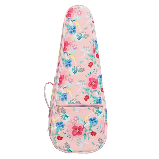 Ukulele de material cuero de dibujos animados impermeable Cinturón ajustable para computadora portátil , 26 pulgadas CUTICAT Ukelele Bolsas Doble Hombro