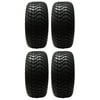 Full set of GTW Mamba Street 225x30-14 (4ply) Golf Cart Tires (4)