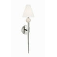 thumbnail image 1 of Hudson Valley Lighting 4981 Vanessa 1 Light 25-1/4" Tall Wall Sconce - Nickel, 1 of 2