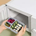 thumbnail image 3 of 3-Compartment Bento Lunch Box with Transparent Lid - Microwave-Safe Meal Prep Container for Adults/Kids, Stackable, 3 of 7