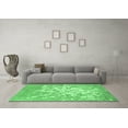 thumbnail image 3 of Ahgly Company Indoor Rectangle Abstract Emerald Green Contemporary Area Rugs, 5' x 7', 3 of 4