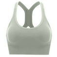 thumbnail image 3 of Women Sports Bra 2024 Workout Tank Padded With Built In Shelf Yoga Bra Strappy Sports Bra Strapless Bra for plus Size Women Sports Brawls for Women Womens plus Size Bras Seamless Sports Bra Back Bra, 3 of 3
