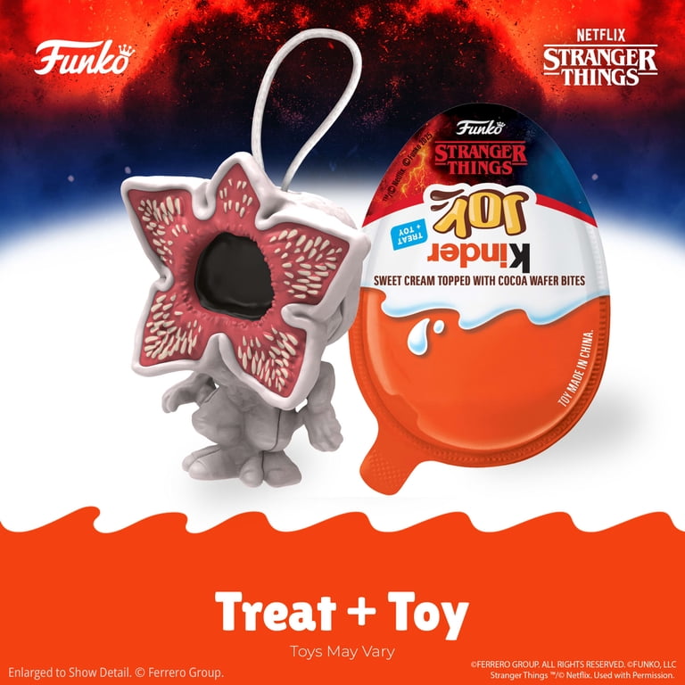 Kinder Joy Stranger Things Egg, Treat and Toy, Sweet Cream and