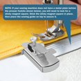 thumbnail image 3 of MesaSe Magnetic Seam Guide for Sewing Machine  Magnetic Sewing guide with Clip  Multifunctional Ruler  Hemmer Guide  Seam Guide  Hem Guide for Walking Foot Sewing Machine  Sewing Supplies, 3 of 7